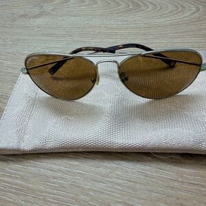 Michael Kors Brown Aviator Sunglasses